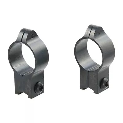 1” HIGH (0.60”) 11MM DOVETAIL RINGS, BLACK