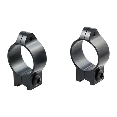 1” LOW (0.35”) 11MM DOVETAIL RINGS, BLACK