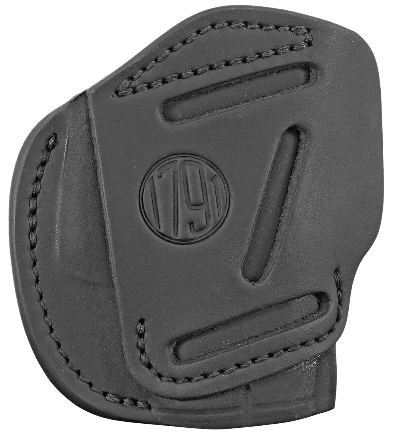 1791 Gunleather 3WH2SBLA 3-WayIWB/OWB Size 02 Stealth Black Leather Belt Loop Compatible w/ Ruger LCP Compatible w/ Glock 42 Compatible w/ S&W Bodyguard Ambidextrous Hand