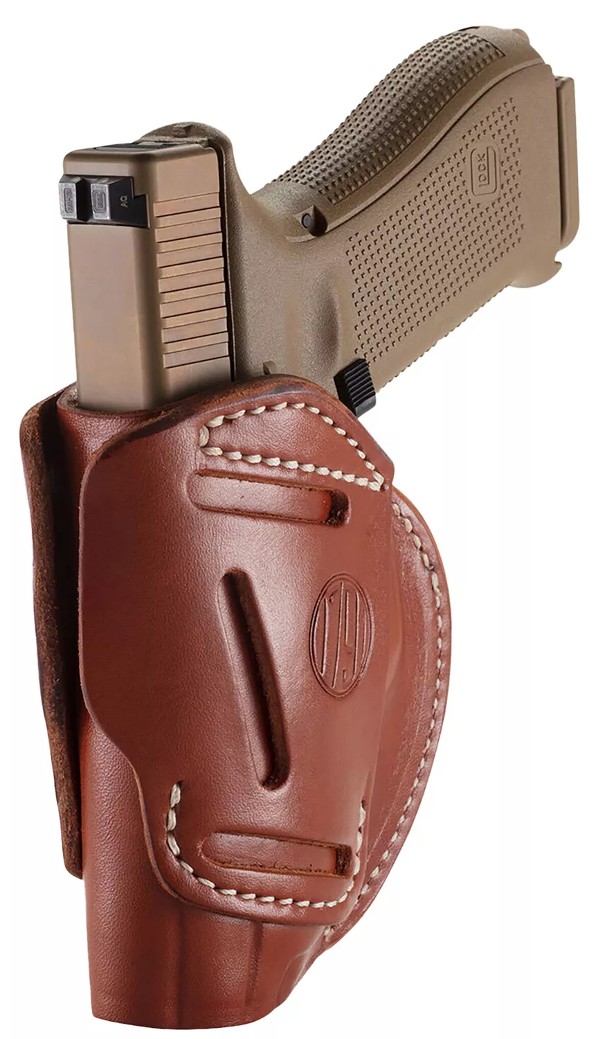1791 Gunleather 3WH5CBRA 3-WayIWB/OWB Size 05 Classic Brown Leather Belt Loop Compatible w/ Glock 17 Compatible w/ Springfield XD Compatible w/ S&W M&P Compatible w/ HK VP9 Ambidextrous Hand
