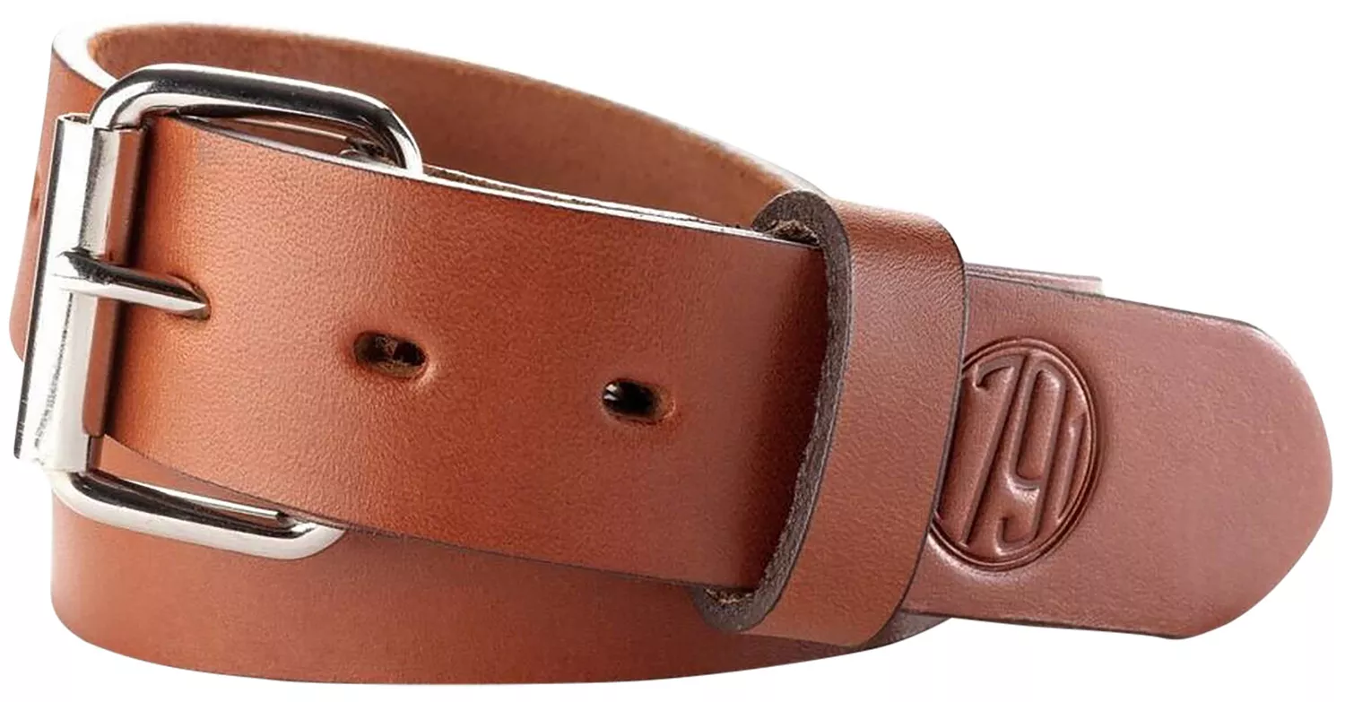 1791 Gunleather BLT014044CBRA 01Gun Belt Classic Brown Leather 40/44 1.50″ Wide Buckle Closure