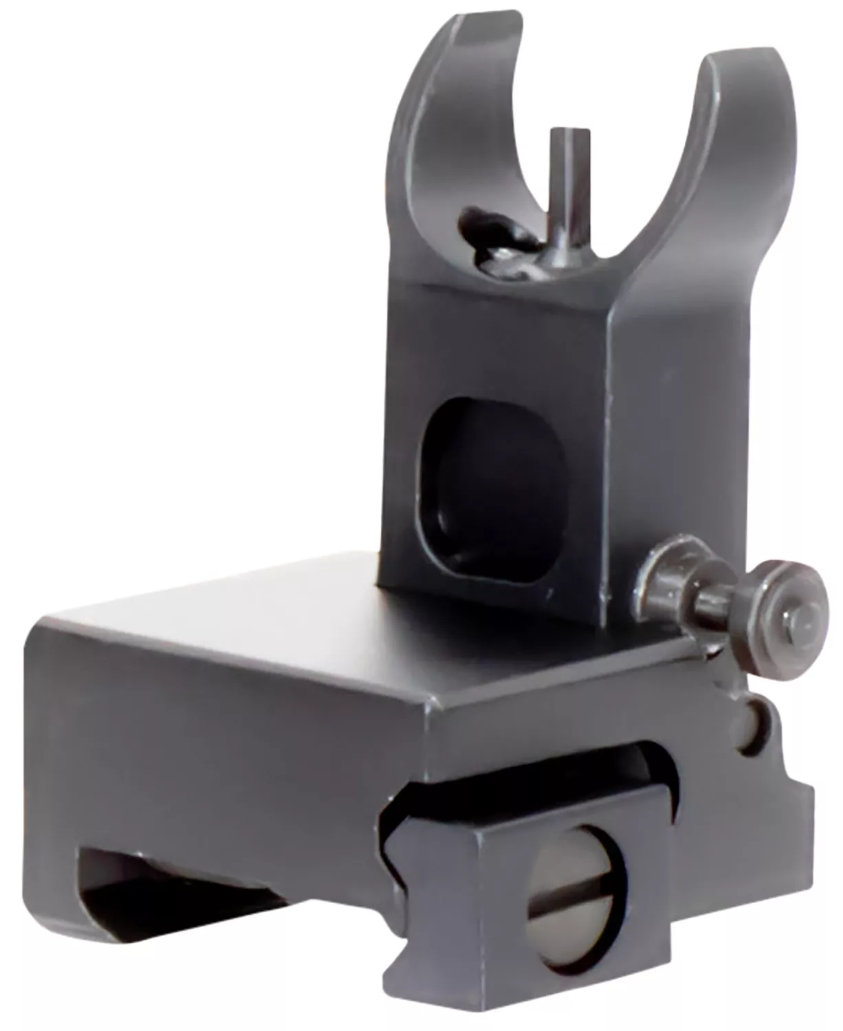 Aim Sports MT200 AR Low Profile Front Flip Up SightBlack Anodized Low Profile for AR-15