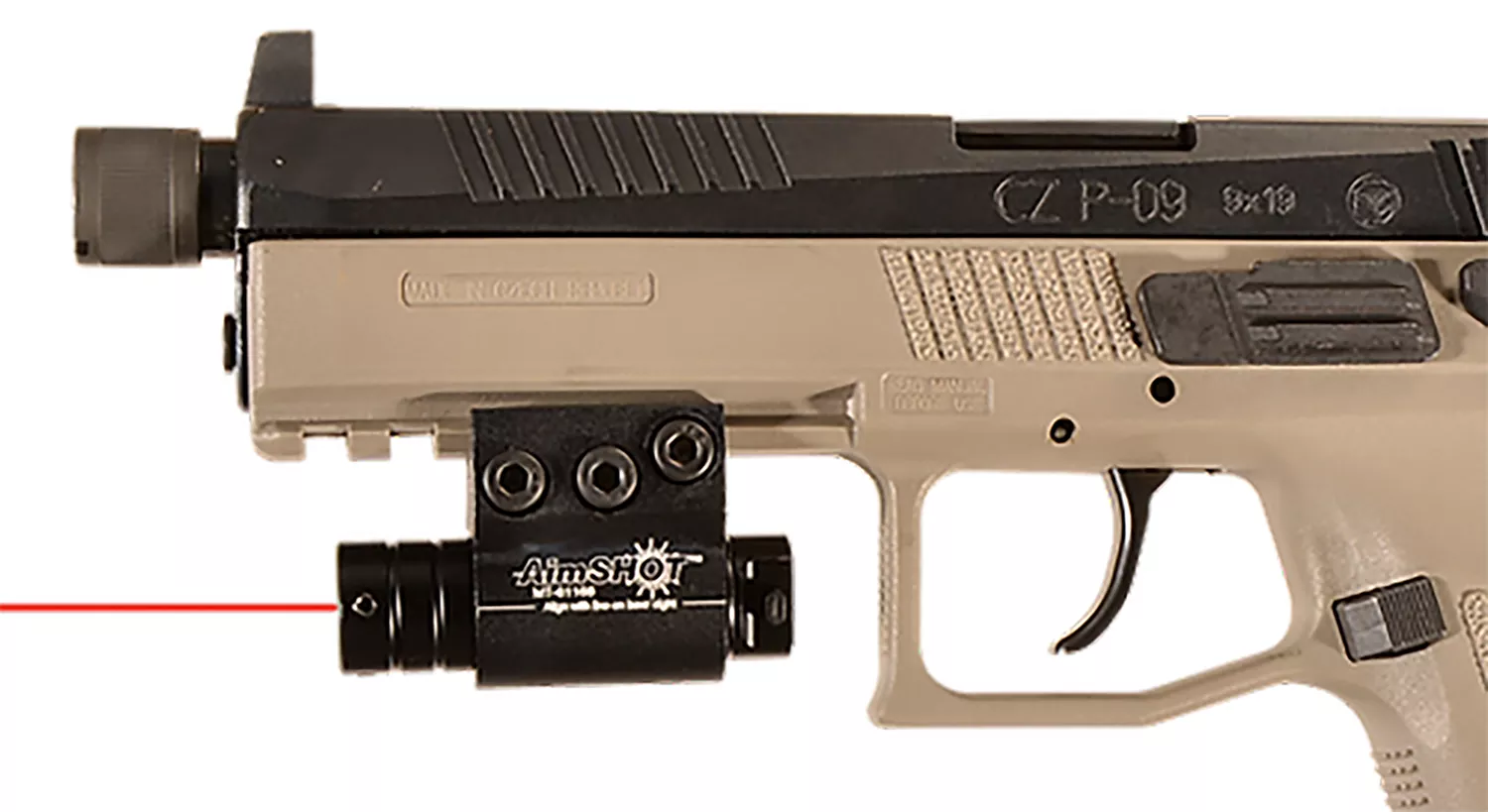 AimShot KT6132 Pistol LaserRed Matte Black