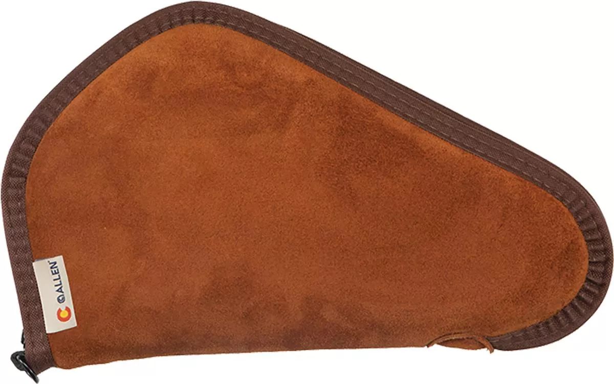Allen 86-13 Suede Handgun Case 13″ ( 8.25″ H x 14.25″ W x 2.00″ D Outside)