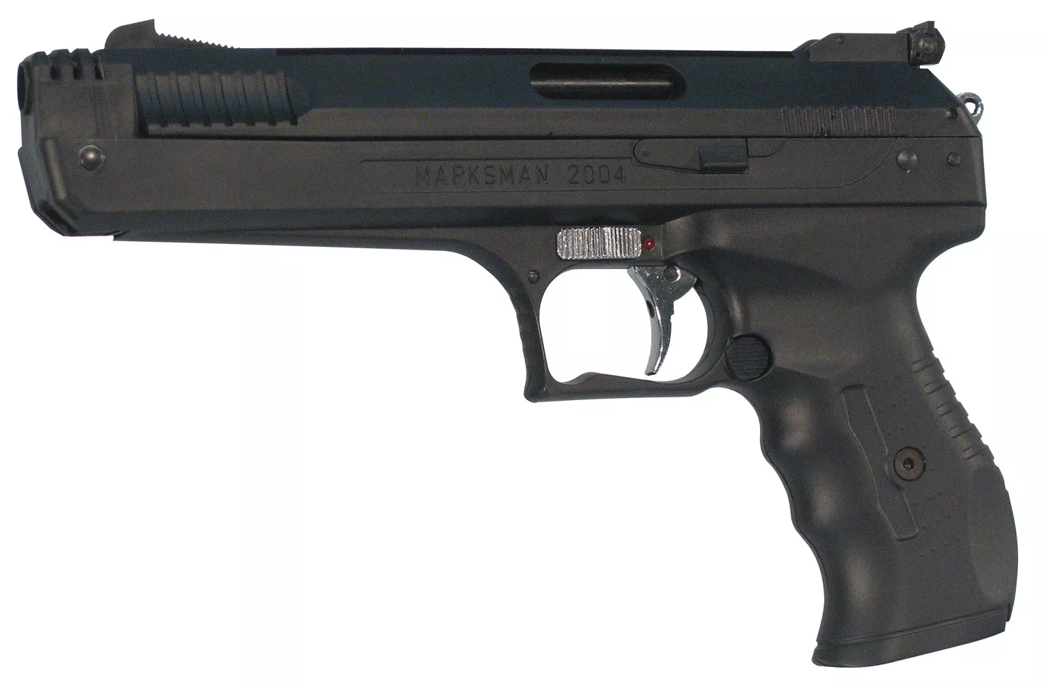 Beeman 2004 P17 Deluxe Air 177 Pellet 4.50″ Polymer Frame Frame Black Finger Grooved Rubber Grips