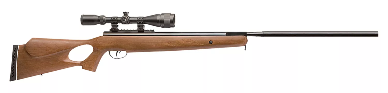 Benjamin BT1500WNP Trail XLNitrogen Piston 177 Pellet 1rd Black Hardwood Fixed Thumbhole Stock 3-9x40mm