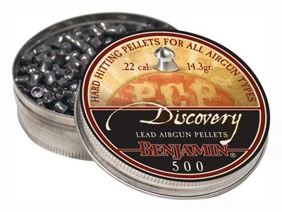 BENJAMIN DISCOVERY 22 PELLETS – 14.3 GRAINS HP 500-PACK