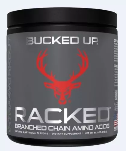 BUCKED UP POST-WORKOUT RACKED – BCAA BLOOD RAZ 30 SERVINGS