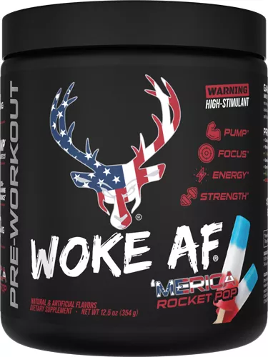 BUCKED UP PRE-WORKOUT WOKE AF – ROCKET POP 30 SERVINGS