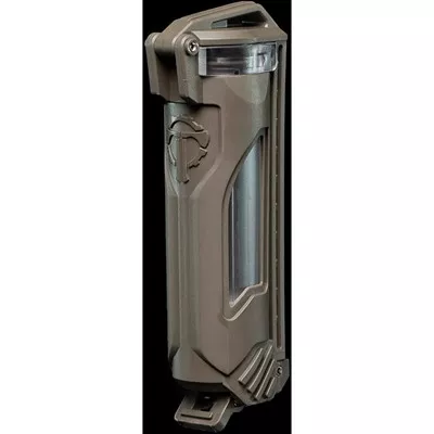 CELLVAULT 18 BATTERY STORAGE FOR 18350 AND 18650 O.D. GREEN