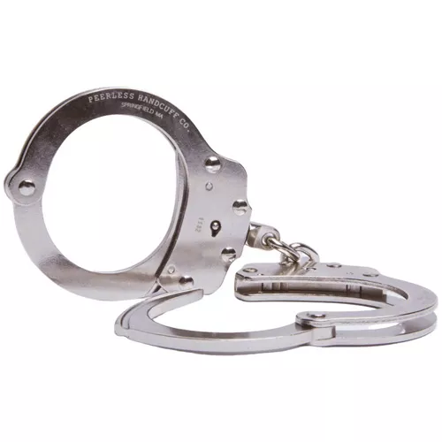 CHAIN LINK HANDCUFF – NICKEL FINISH