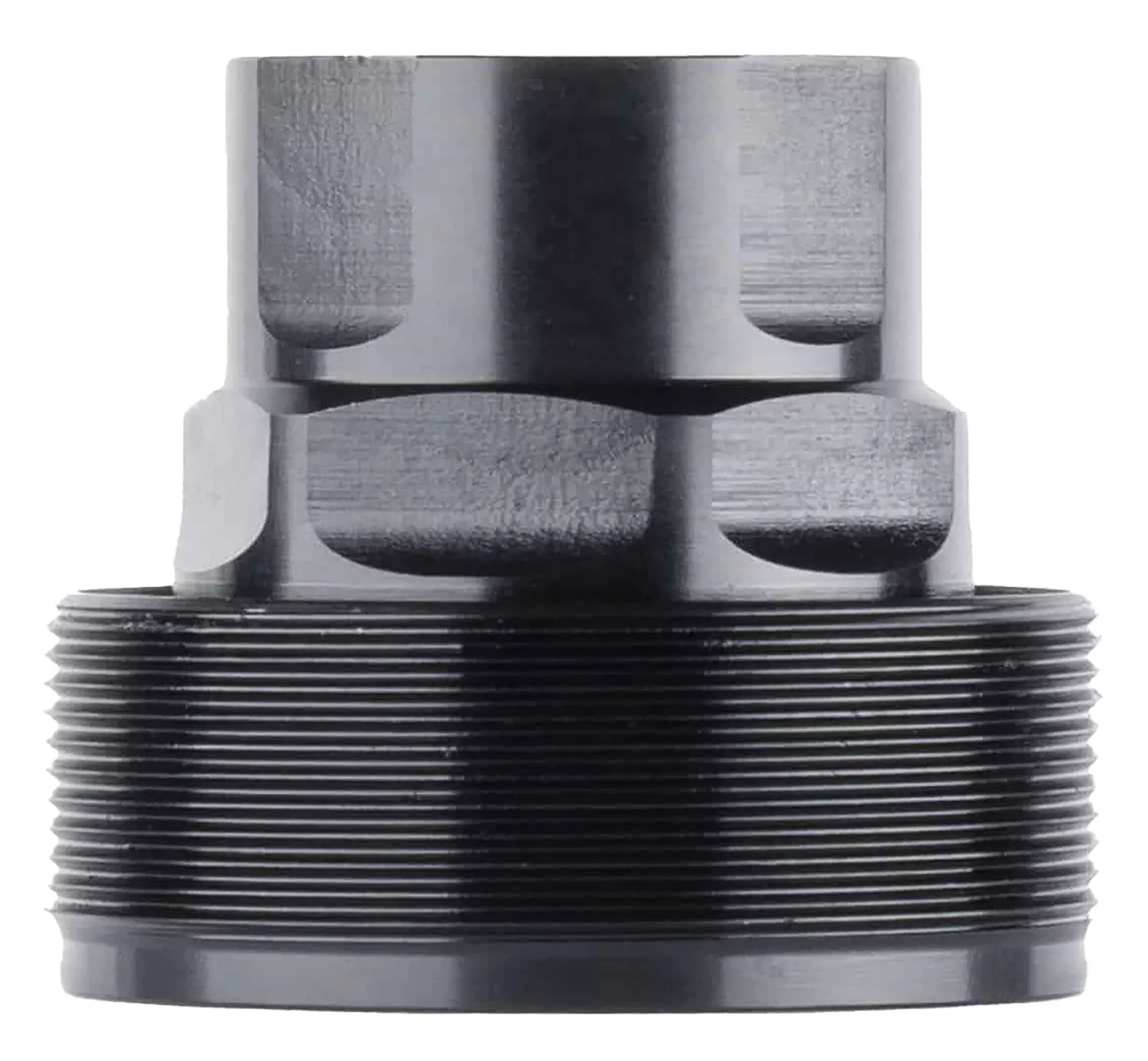 Dead Air WV210 Wolverine Thread Inserts Fits M14x1 LH Long Stainless Steel Black Nitride