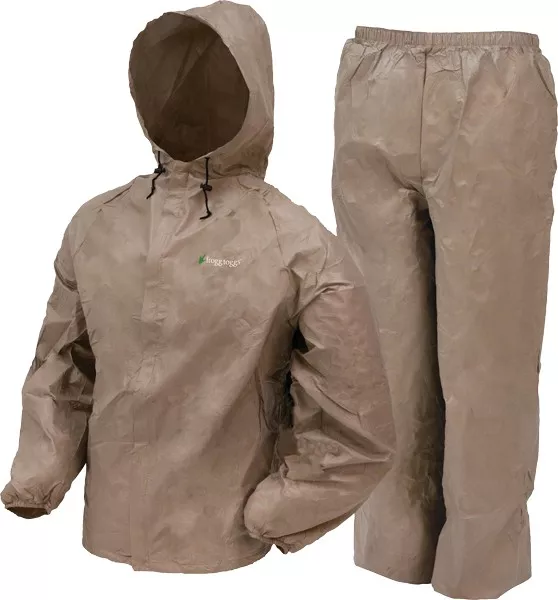 FROGG TOGGS RAIN SUIT MENS – ULTRA LITE 2 LARGE KHAKI
