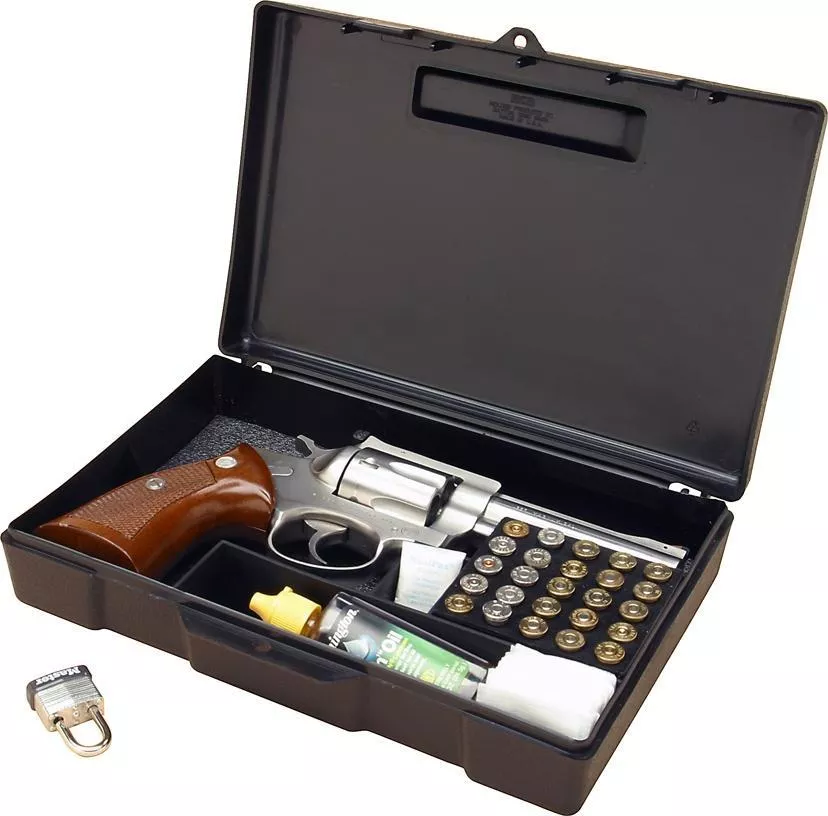 MTM Handgun Long Term Storage Case 4″ Revolver