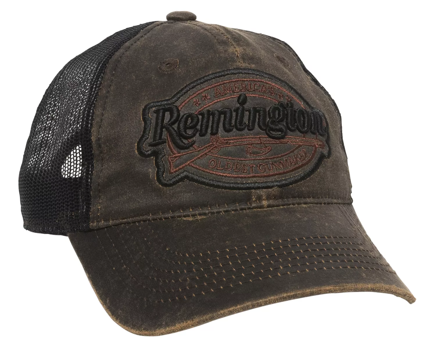 Outdoor Cap RM17A Remington Cap Cotton Black/Brown Unstructured OSFA