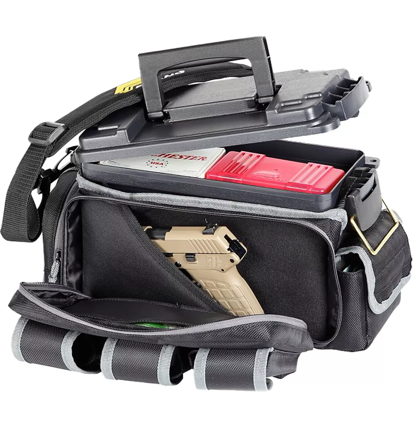 PLANO 1312500 X2 RANGE BAG BLK/GRY 13.5IN