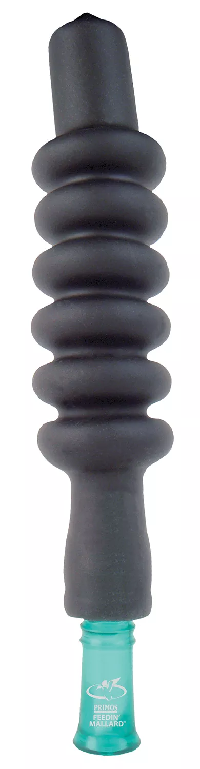 Primos 829 Feedin’ Mallard Shaker Call Grunter Call Mallard Sounds Attracts Ducks Black Plastic