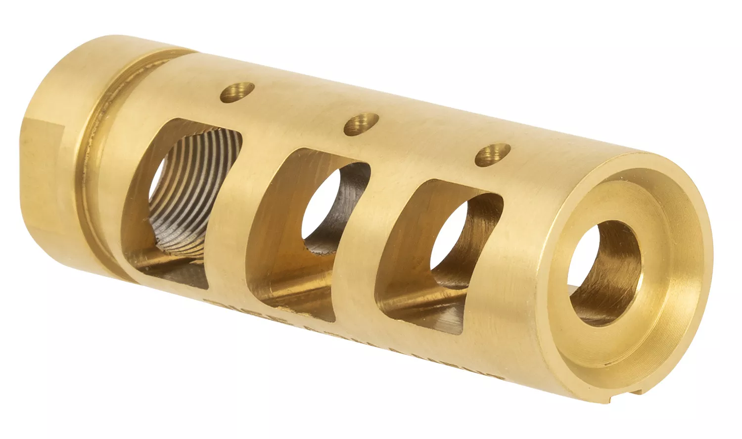 Rise Armament RA701308TIN RA-701Gold Nitride Titanium with 5/8″-24 tpi Threads for 30 Cal