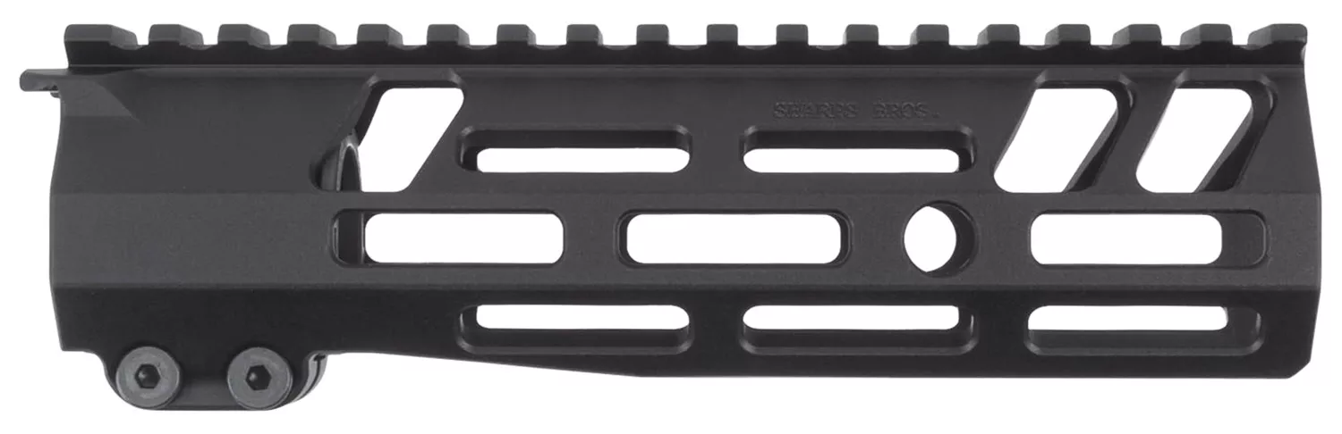 Sharps Bros SBHG08 Full TopRail 7″ M-LOK Handguard, 6061-T6 Aluminum w/Anodized Finish,Includes 4140 PH Steel Barrel Nut & Hardware