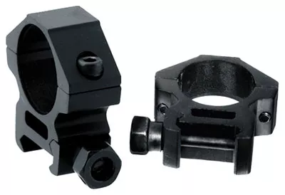 UTG RINGS 1″ LOW PROFILE – MATTE BLACK PICATINNY/WEAVER