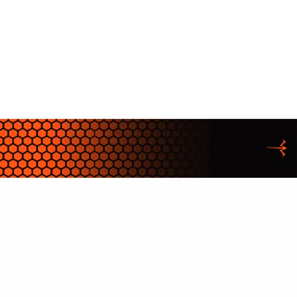 White Water Archery Honeycomb Fade Arrow Wraps Fade Orange 5 in. x 1.125 in. 15 pk.