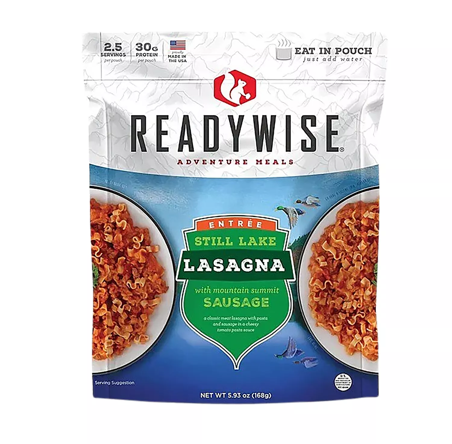 Wise Foods RW05808 Lasagna w/ Beef2 Servings 6 Per Case