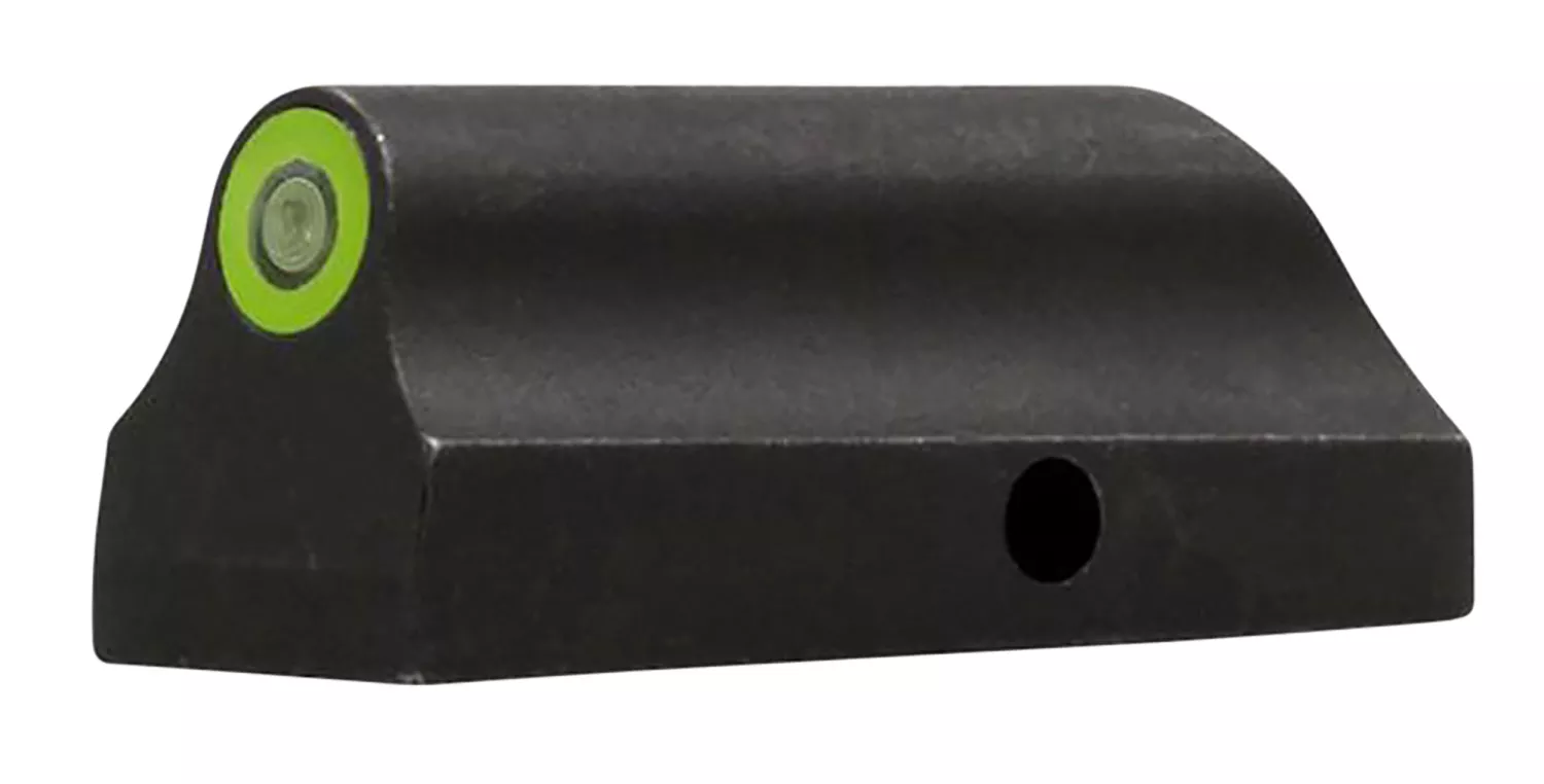 XS Sights RP0013N4G Standard Dot Revolver Front Sight- RugerBlack | Green Tritium Green Outline Front Sight