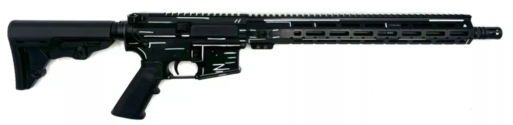 ZEUS ARMS AETHER DARKSIDE STITCH 5.56 RIFLE 16″ 1-30RD MAG