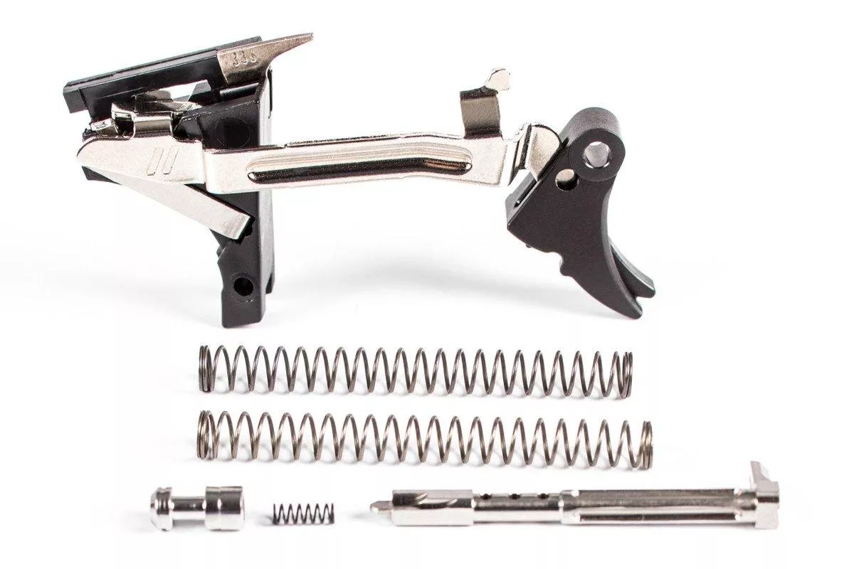 ZEV Technologies Fulcrum Adjustable Trigger Ultimate Kit for 1st-3rd Gen 9mm Glocks – Black/Black